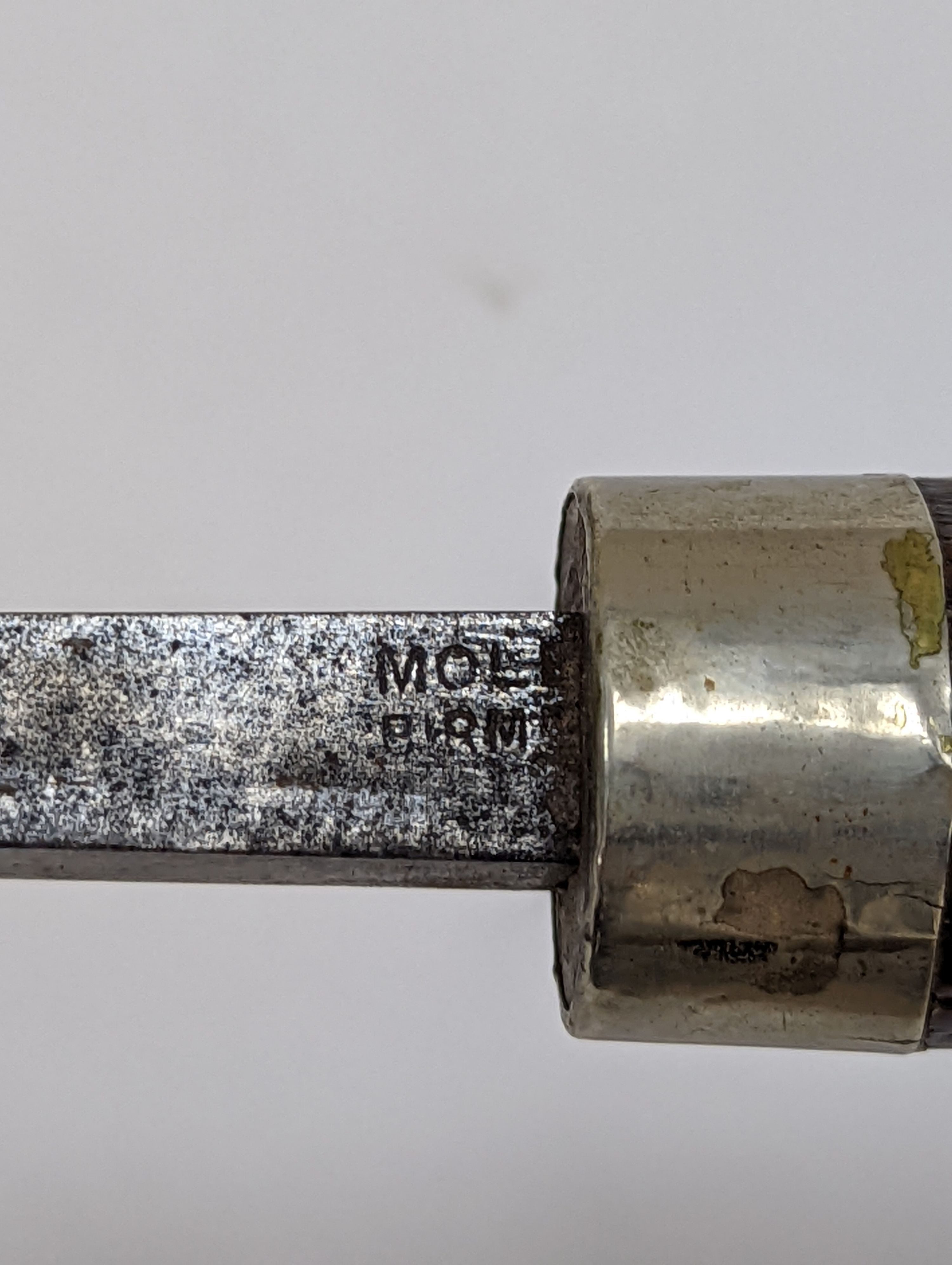A 19th century sword stick with stiletto blade